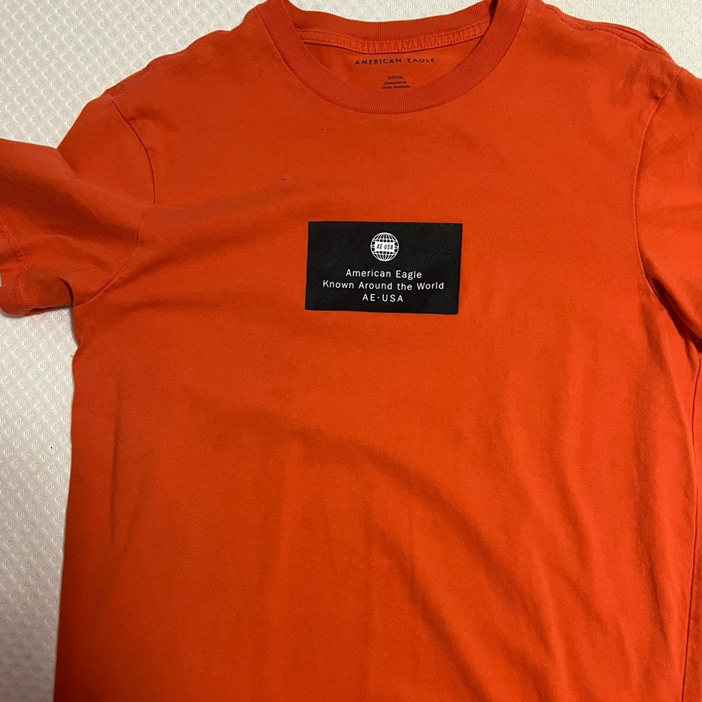 American Eagle Outfitters Bold Orange Tee